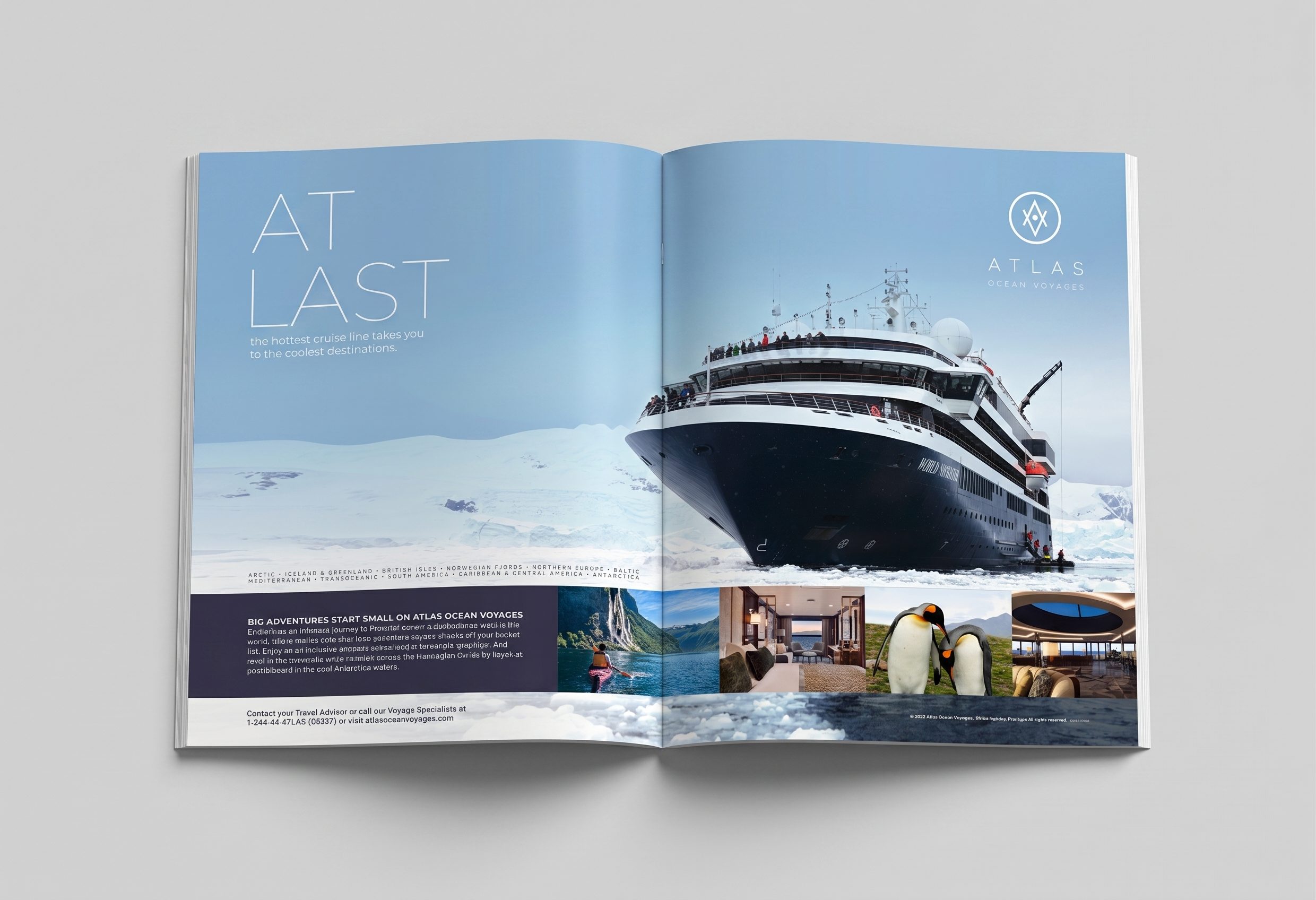 Atlas Ocean Voyages At Last magazine spread