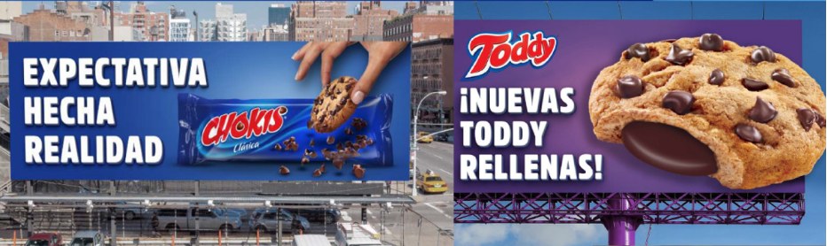 Chokis and Toddy campaign billboards